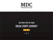 Tablet Screenshot of marchdrumcorps.com